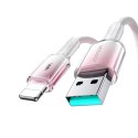 Kabel Joyroom S-A42 Crystal-Clear Series 3A USB-A - Lightning 1,2m - biały