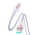 Kabel Joyroom S-A42 Crystal-Clear Series 3A USB-A - Lightning 1,2m - biały