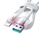 Kabel Joyroom S-A42 Crystal-Clear Series 3A USB-A - Lightning 1,2m - biały