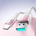 Kabel Joyroom S-A42 Crystal-Clear Series 3A USB-A - Lightning 1,2m - biały