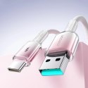 Kabel Joyroom S-A42 Crystal-Clear Series 3A USB-A - USB-C 1,2m - biały