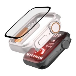 Etui Tech-Protect Defense360 na Apple Watch 46 mm - czarne - pomarańczowe