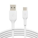 USB-C/USB-A CABLE/PVC 1M WHITE