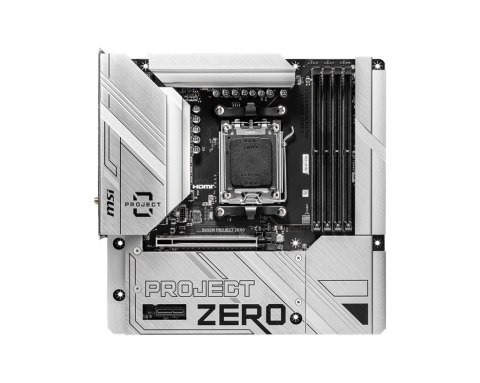 Płyta MSI B650M PROJECT ZERO /AMD B650/DDR5/SATA3/M.2/USB3.2/WiFi/BT/PCIe4.0/AM5/mATX