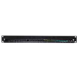 Patch panel 19'' Netrack 24-porty kat. 5e FTP, z półką