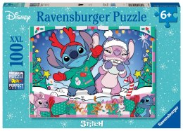 Ravensburger Polska Puzzle 100 elementów Stitch Święta Disney