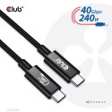 CABLE USB-C TO USB-C 1M/M/M CAC-1576 CLUB3D