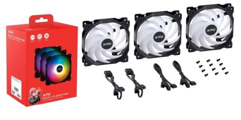 CASE FAN 120MM ARGB/VENTO120ARGBPWM3C-BKCWW ADATA