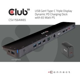 NB ACC DOCKING STATION/USB-C 65W CSV-1564W65 CLUB3D