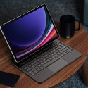 Etui Dux Ducis Keyboard (MK Series) z klawiaturą Bluetooth na Samsung Galaxy Tab S9+ / S8+ / S7+ - czarna