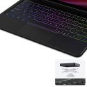 Etui Dux Ducis Keyboard (MK Series) z klawiaturą Bluetooth na Samsung Galaxy Tab S9+ / S8+ / S7+ - czarna