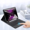 Etui Dux Ducis Keyboard (TK Series) z klawiaturą Bluetooth na iPad Air 6 / 5 / 4 / iPad Pro 11" 2020-2022 - czarne