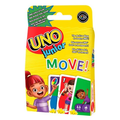 Mattel Karty Uno Gra Junior Move