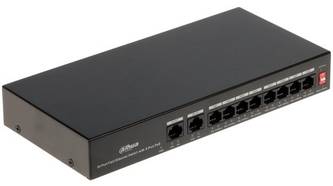 Dahua Switch PoE PFS3010-8ET-65 8-portowy niezarządzalny