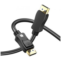 Kabel DisplayPort 2.1 4K*120Hz 3m 54G czarny