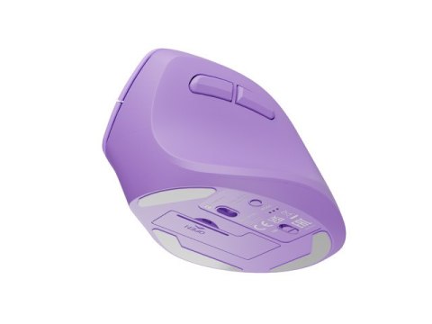 MYSZ WERTYKALNA NATEC CRAKE 2 BEZPRZEWODOWA 2400DPI BLUETOOTH 5.2 + 2.4GHZ PURE LAVENDER