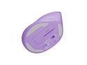 MYSZ WERTYKALNA NATEC CRAKE 2 BEZPRZEWODOWA 2400DPI BLUETOOTH 5.2 + 2.4GHZ PURE LAVENDER