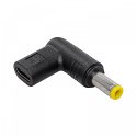 AKYGA Adapter 5.5 X 2.5 wtyczka do zasilacza uniwersalnego AK-ND-C01 USB-C / 5.5 X 2.5 mm