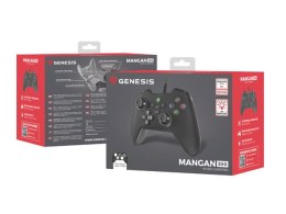 GAMEPAD GENESIS MANGAN 300 PRZEWODOWY DO PC/SWITCH/MOBILE CZARNY (PO TESTACH)