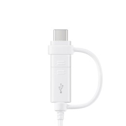 Kabel Samsung Combo EP-DG930DWEGWW USB-A / micro USB - USB-C 1.5m - biały