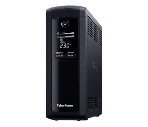 CyberPower Zasilacz awaryjny UPS VP1600ELCD 1600VA/960W AVR/USB/LCD/5xSchuko