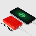 5000 mAh wireless magnetic Power Bank Red