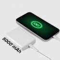 5000 mAh wireless magnetic Power Bank White