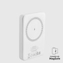 5000 mAh wireless magnetic Power Bank White