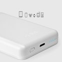 5000 mAh wireless magnetic Power Bank White