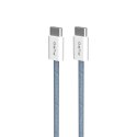 Kabel Puro Fabrik 60W USB-C - USB-C 1,5m - niebieski