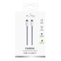 Kabel Puro Fabrik 60W USB-C - USB-C 1,5m - niebieski