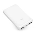 Puro White Powerbank 10000mAh 2USBA  + 1 USB-C 12W Li-Poly packaging FSC , white