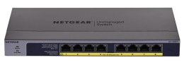 Switch Netgear GS108PP-100EUS 8p PoE 123W (PoE+: 8p) Unmanaged Gigabit