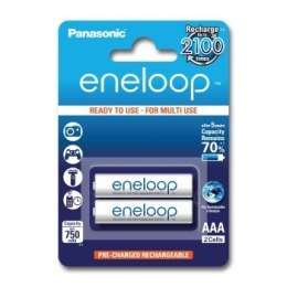 Panasonic ENELOOP AAA 750 mAh 2100 CYKLI 2SZT