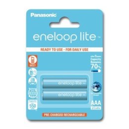 Panasonic ENELOOP LITE AAA 550mAh 3000 CYKLI 2SZT.