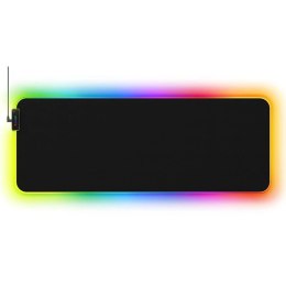 Tronsmart Spire świecąca duża Gamingowa podkładka pod mysz RGB (80 x 30 x 0,4 cm) dla graczy czarny (349360)