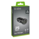 25W car charger - Ultra-fast charging with Power Delivery Black