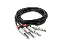 Hosa - Kabel PRO 2 x TRS 6.35mm - 2 x TRS 1.5m