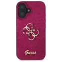 Guess GUHCP16SHG4SGU iPhone 16 6.1" fioletowy/lpurple hardcase Fixed Glitter Big 4G