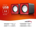 Audiocore Głośniki komputerowe 6W USB AC870R