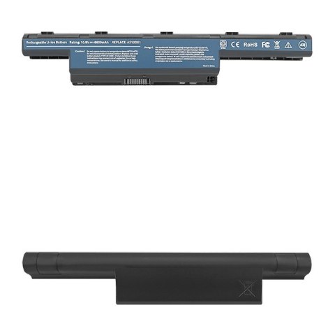 Qoltec Bateria do Acer Aspire 4741 AS10D31, 6600mAh, 10.8-11.1V