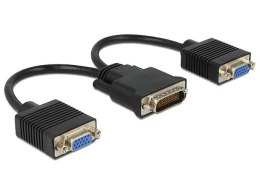 Delock Adapter DMS-59(M)->2xVGA(F) 20cm