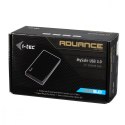 I-tec MYSAFE Advanced 3,5" USB 3.0 Obudowa zewnętrzna na dyski HDD i SSD SATA I II III czarna aluminiowa