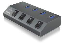 IcyBox IB-HUB1405C 4 portowy Hub USB 3.0