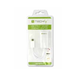 Techly Adapter USB C 3.1 na Gigabit Ethernet RJ45