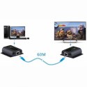 Techly Extender HDMI po skrętce Cat.6/6a/7 do 60m, FullHD, with IR