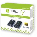 Techly Extender/splitter HDMI po skrętce Cat.5e/6/6a/7 do 120m, over IP, czarny