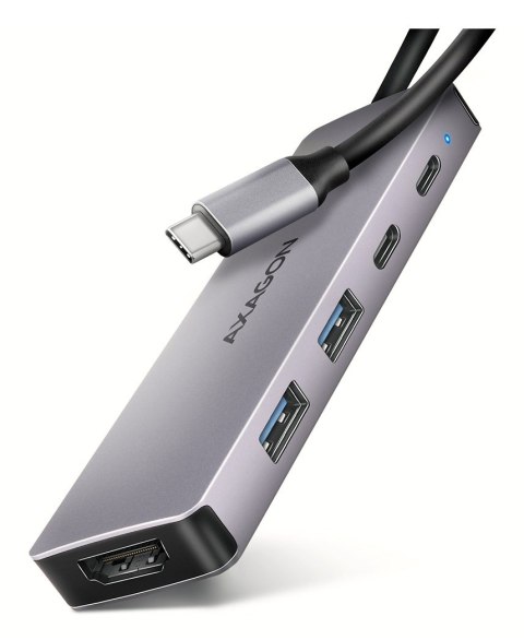 AXAGON HMC-5H60 Hub USB-C 3.2 Gen 1, 2x USB-A, 1x USB-C, 4K 60Hz HDMI, PD 100W, USB-C 15cm