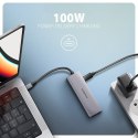 AXAGON HMC-5H60 Hub USB-C 3.2 Gen 1, 2x USB-A, 1x USB-C, 4K 60Hz HDMI, PD 100W, USB-C 15cm