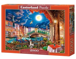 Castor Puzzle 2000 elementów Romantyczna noc w Wenecji